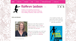 Desktop Screenshot of kathrynledson.com