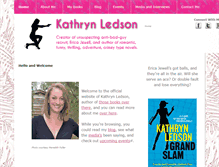 Tablet Screenshot of kathrynledson.com